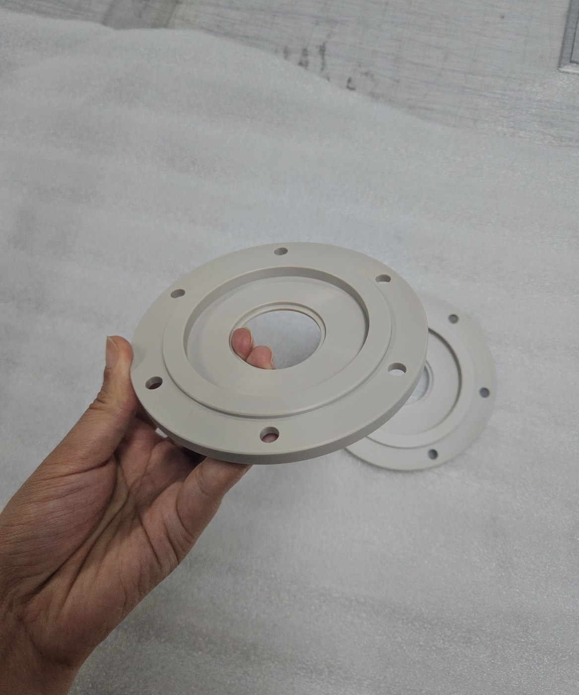 无锡半导体设备圆盘治具法兰加工
