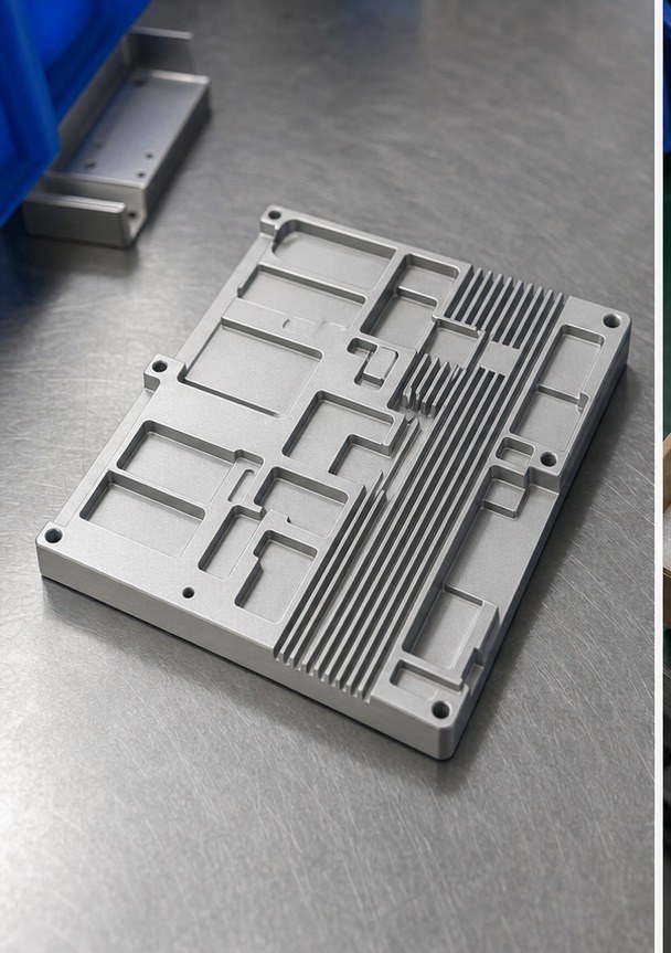 无锡铝合金HEATSINK-B散热块精密加工